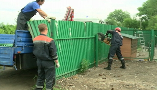Демонтаж ограждений в Северске по цене от 981 руб. | 2Землекопа-Свк 